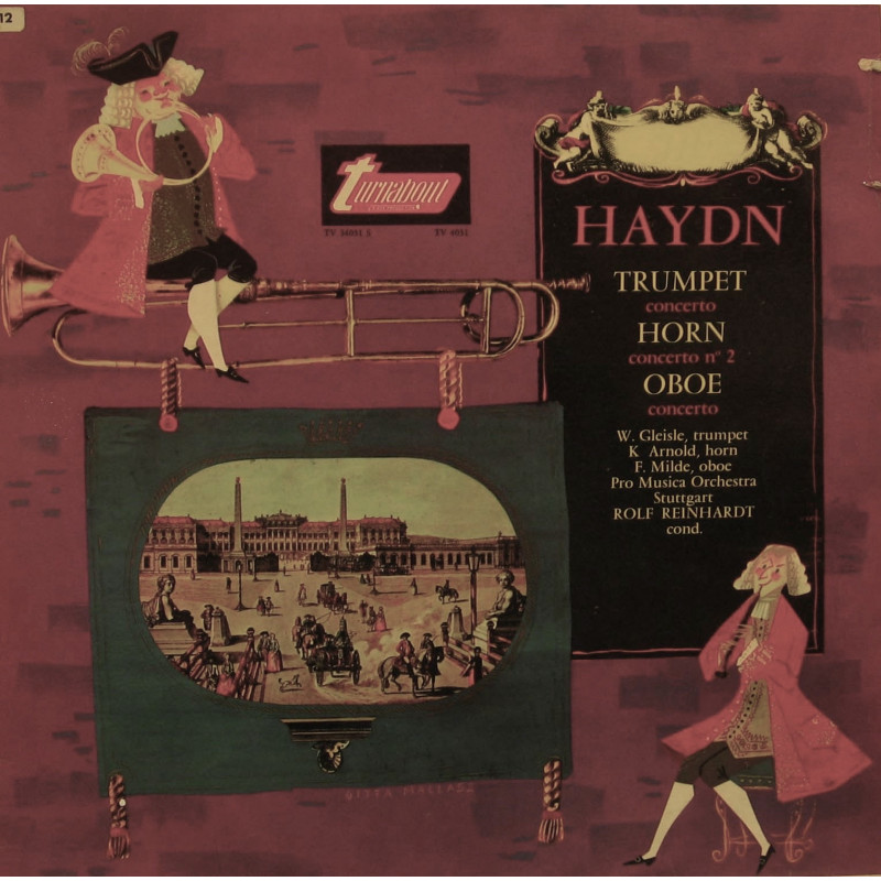 Stuttgart Pro Musica Orchestra, Rolf Reinhardt - Haydn - Trumpet Concerto in E, Horn Concerto No.2 in D, Oboe Concerto in C Stuttgart Pro Musica Orchestra, Rolf Reinhardt - Haydn - Trumpet Concerto in E, Horn Concerto No.2 in D, Oboe Concerto in C