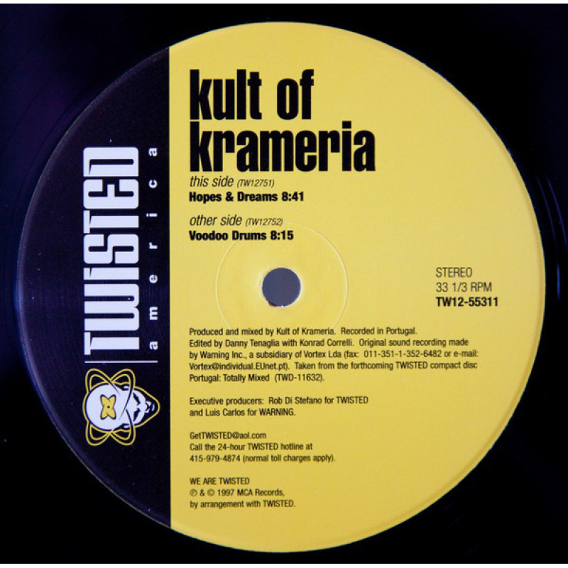 Kult Of Krameria – Hopes & Dreams / Voodoo Drums Kult Of Krameria – Hopes & Dreams / Voodoo Drums